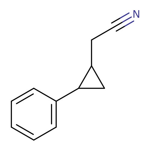 2-(2-phenylcyclopropyl)acetonitrile