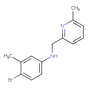 4-bromo-3-methyl-N-[(6-methylpyridin-2-yl)methyl]aniline