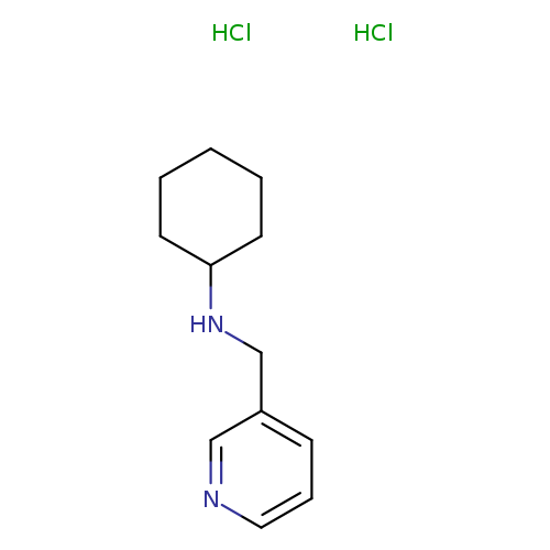 N-(3-pyridinylmethyl)cyclohexanamine dihydrochloride