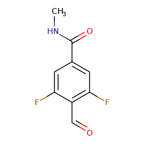 3,5-difluoro-4-formyl-N-methylbenzamide