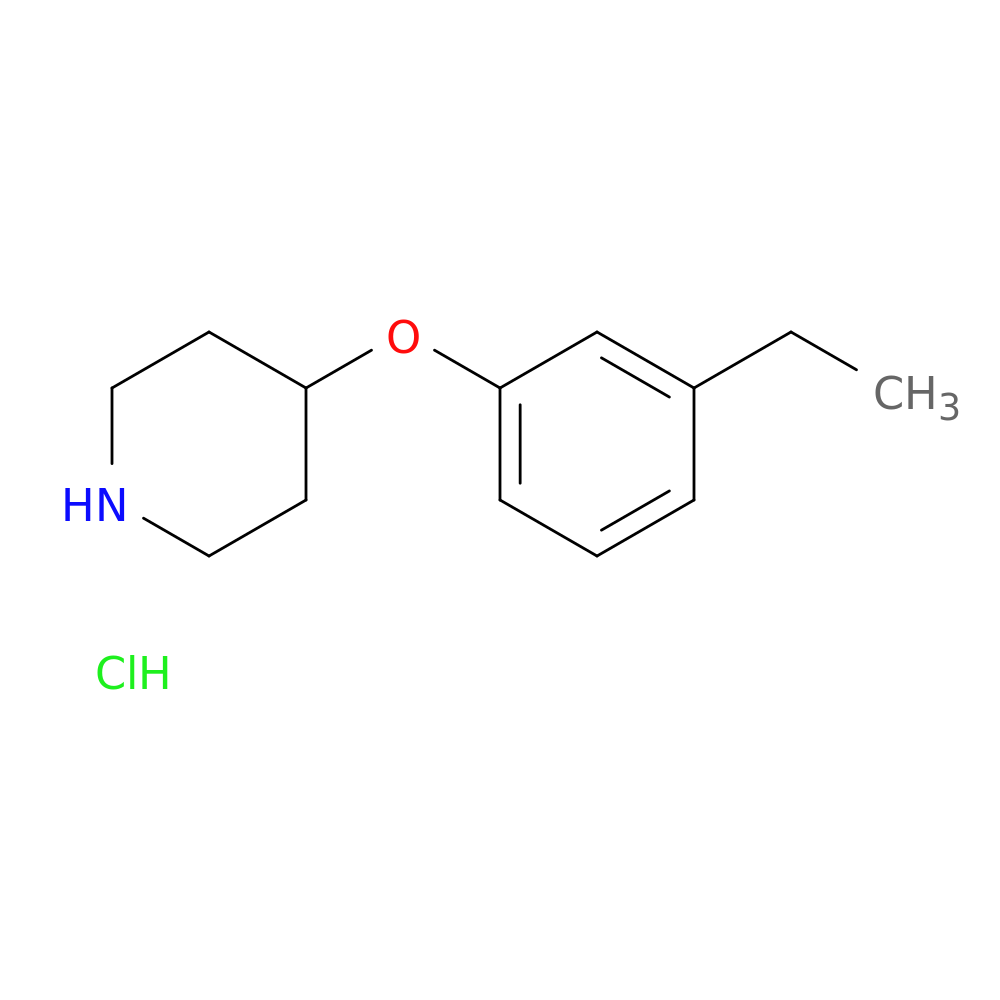4-(3-Ethylphenoxy)piperidine hydrochloride