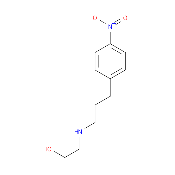 2-((3-(4-Nitrophenyl)propyl)amino)ethanol