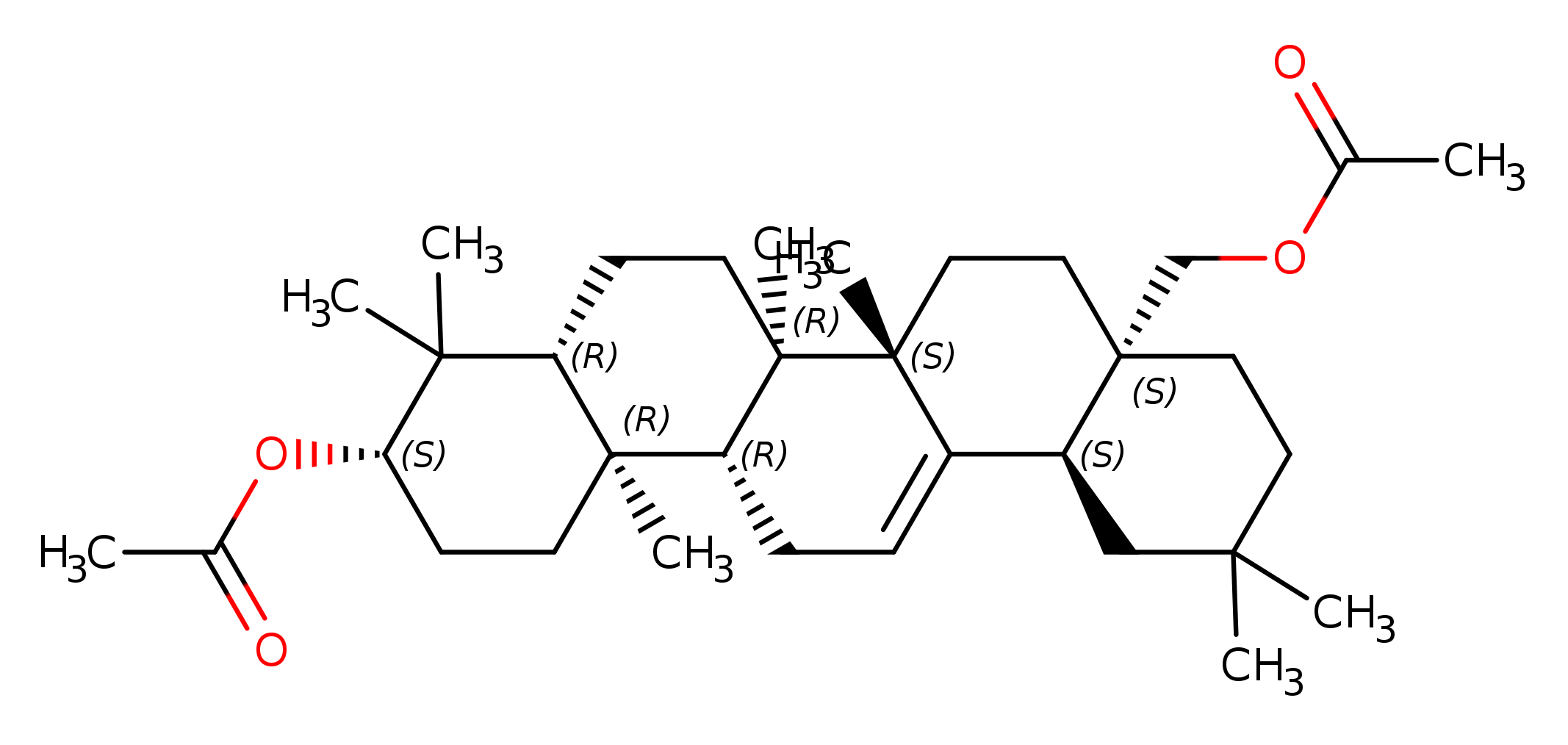 Olean-12-ene-3β,28-diol diacetate