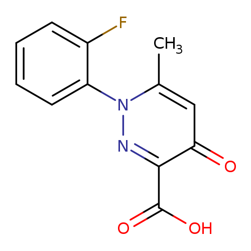 1-(2-fluorophenyl)-6-methyl-4-oxo-1,4-dihydropyridazine-3-carboxylic acid