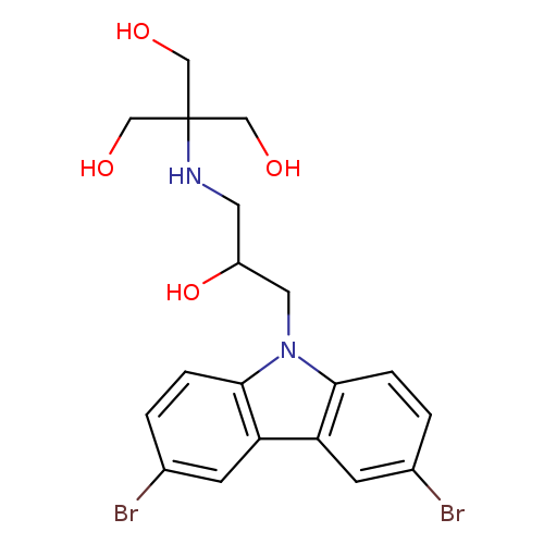 2-[3-(3,6-Dibromo-carbazol-9-yl)-2-hydroxy-propylamino]-2-hydroxymethyl-propane-1,3-diol