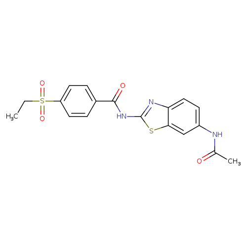 N-(6-acetamido-1,3-benzothiazol-2-yl)-4-(ethanesulfonyl)benzamide