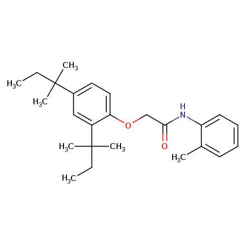 2-(2,4-ditert-pentylphenoxy)-N-(2-methylphenyl)acetamide