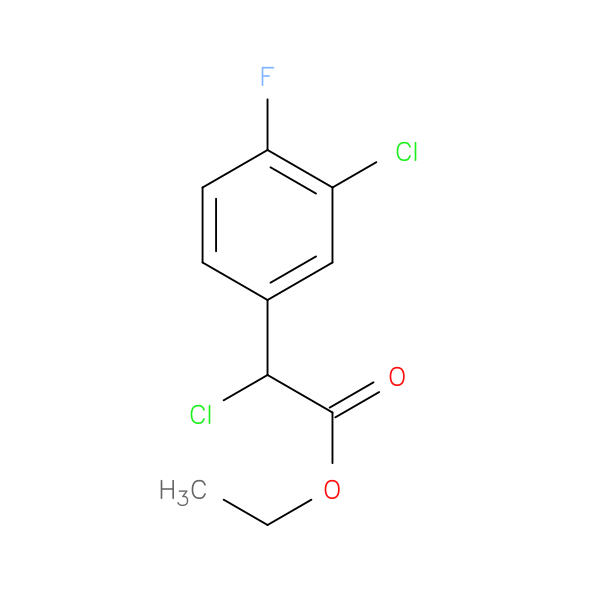 ethyl 2-chloro-2-(3-chloro-4-fluorophenyl)acetate