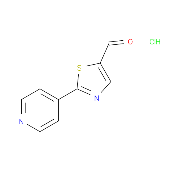 2-(pyridin-4-yl)-1,3-thiazole-5-carbaldehyde hydrochloride