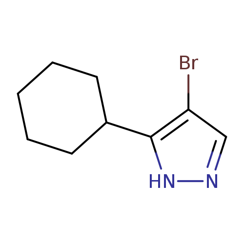 4-Bromo-5-cyclohexyl-1H-pyrazole