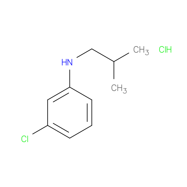 3-chloro-N-(2-methylpropyl)aniline hydrochloride