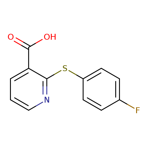 2-[(4-fluorophenyl)sulfanyl]nicotinic acid