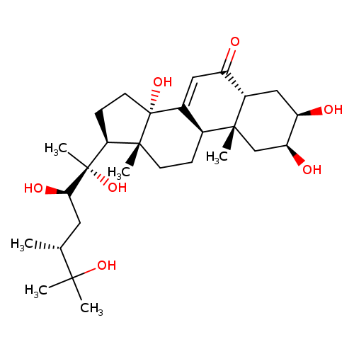 Ergost-7-en-6-one, 2,3,14,20,22,25-hexahydroxy-, (2β,3β,5β,22R,24R)-