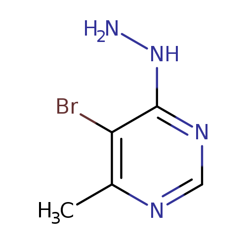 5-bromo-4-hydrazinyl-6-methylpyrimidine