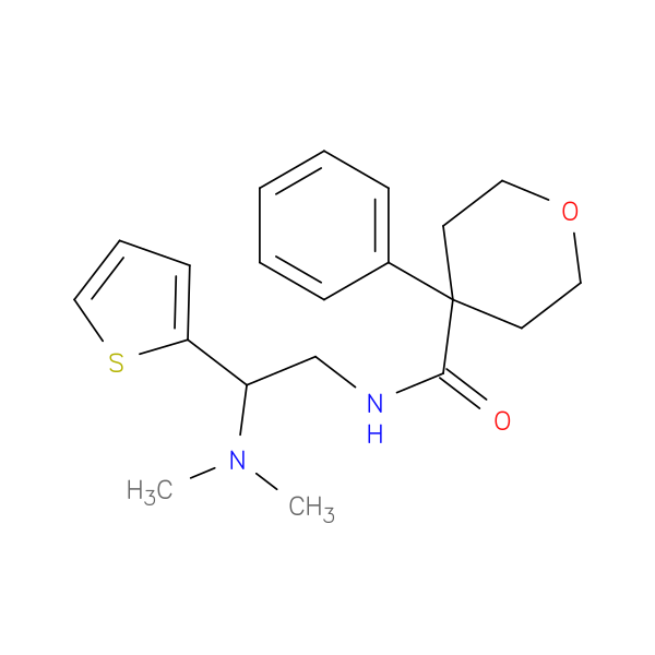 N-[2-(dimethylamino)-2-(thiophen-2-yl)ethyl]-4-phenyloxane-4-carboxamide