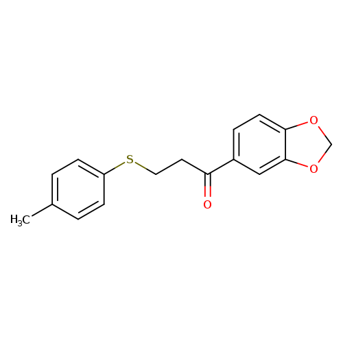1-(2H-1,3-benzodioxol-5-yl)-3-[(4-methylphenyl)sulfanyl]propan-1-one