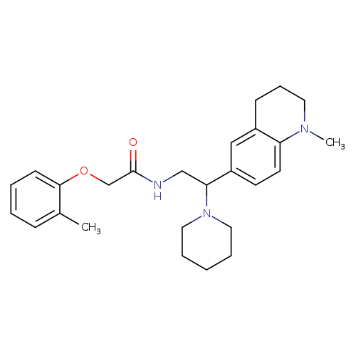 N-[2-(1-methyl-1,2,3,4-tetrahydroquinolin-6-yl)-2-(piperidin-1-yl)ethyl]-2-(2-methylphenoxy)acetamide