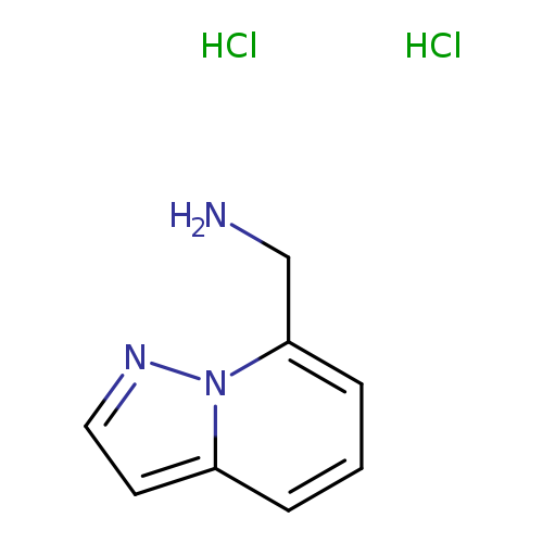 {pyrazolo[1,5-a]pyridin-7-yl}methanamine dihydrochloride