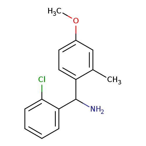 (2-chlorophenyl)(4-methoxy-2-methylphenyl)methanamine