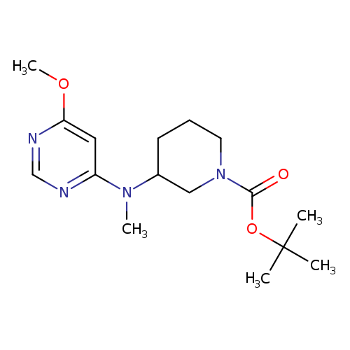 3-[(6-Methoxy-pyrimidin-4-yl)-methyl-amino]-piperidine-1-carboxylic acid tert-butyl ester