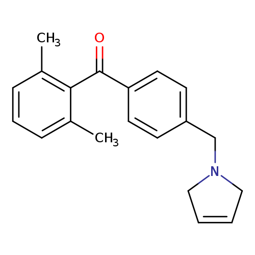 (4-((2,5-Dihydro-1H-pyrrol-1-yl)methyl)phenyl)(2,6-dimethylphenyl)methanone