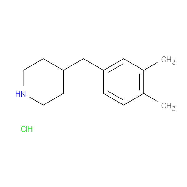4-[(3,4-dimethylphenyl)methyl]piperidine hydrochloride