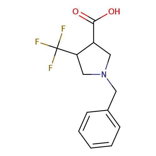 1-Benzyl-4-(trifluoromethyl)pyrrolidine-3-carboxylic acid