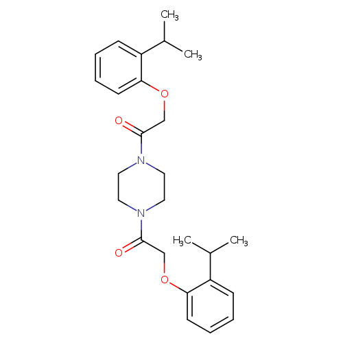 1,4-bis[(2-isopropylphenoxy)acetyl]piperazine