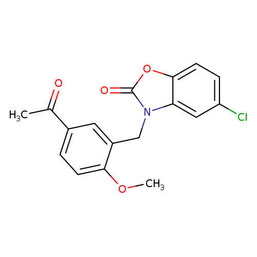 3-(5-Acetyl-2-methoxybenzyl)-5-chloro-1,3-benzoxazol-2(3h)-one