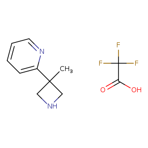 2-(3-methylazetidin-3-yl)pyridine;2,2,2-trifluoroacetic acid