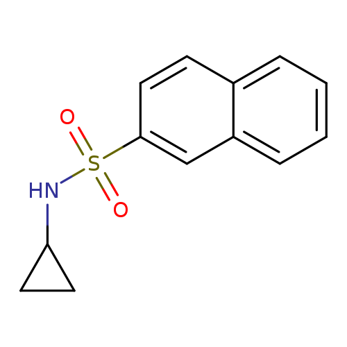 Naphthalene-2-sulfonic acid cyclopropylamide