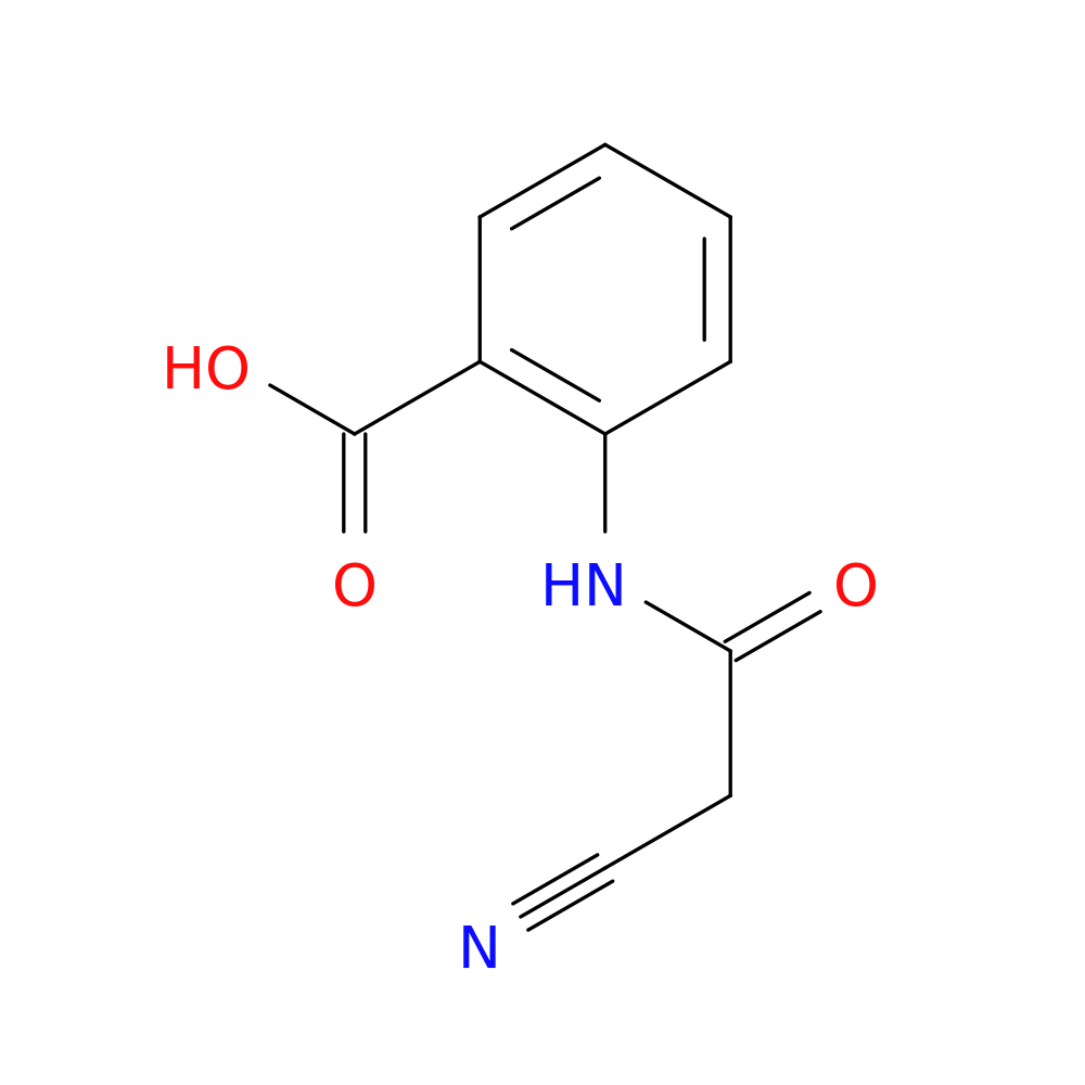 2-(2-Cyanoacetamido)benzoic acid