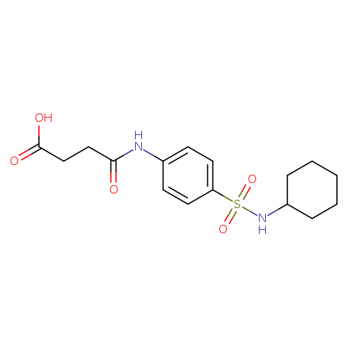 4-{4-[(cyclohexylamino)sulfonyl]anilino}-4-oxobutanoic acid