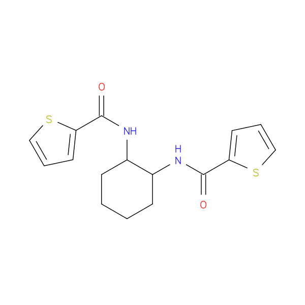 N-[2-(thiophene-2-amido)cyclohexyl]thiophene-2-carboxamide