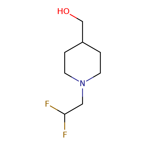 [1-(2,2-Difluoroethyl)piperidin-4-yl]methanol