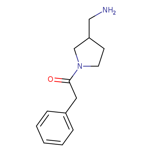 1-[3-(aminomethyl)pyrrolidin-1-yl]-2-phenylethan-1-one
