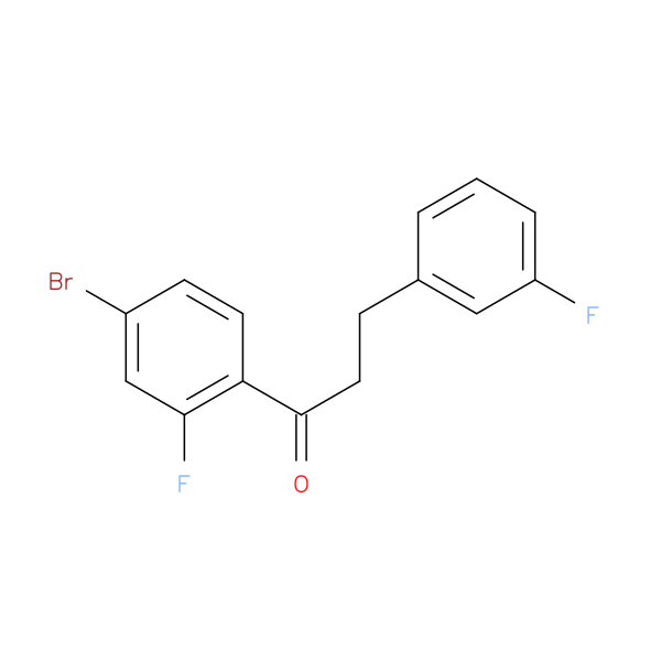 4'-Bromo-2'-fluoro-3-(3-fluorophenyl)propiophenone
