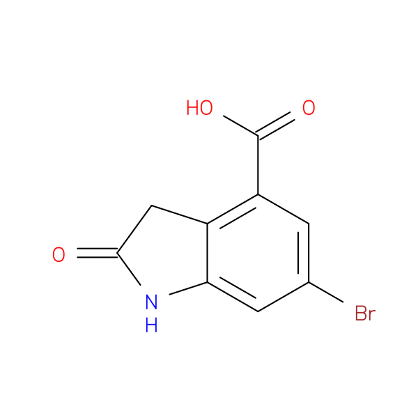 6-bromo-2-oxo-2,3-dihydro-1H-indole-4-carboxylic acid