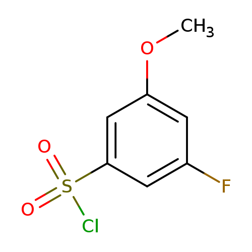 3-fluoro-5-methoxybenzene-1-sulfonylchloride