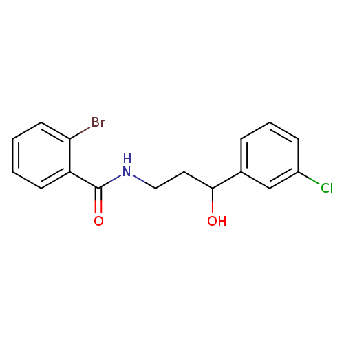 2-bromo-N-[3-(3-chlorophenyl)-3-hydroxypropyl]benzamide