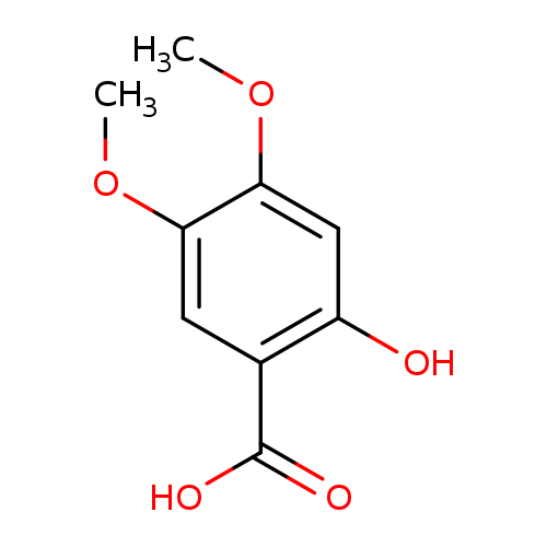 2-Hydroxy-4,5-Dimethoxy Benzoic Acid
