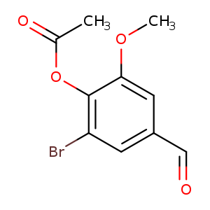 Benzaldehyde, 4-(acetyloxy)-3-bromo-5-methoxy-