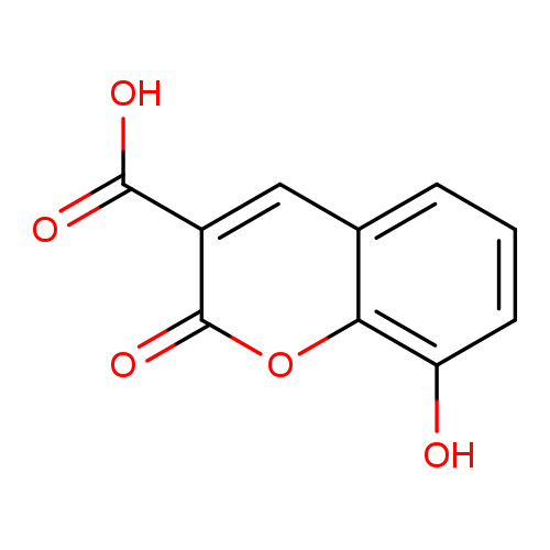 2H-1-Benzopyran-3-carboxylic acid, 8-hydroxy-2-oxo-
