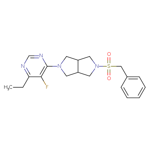 4-ethyl-5-fluoro-6-{5-phenylmethanesulfonyl-octahydropyrrolo[3,4-c]pyrrol-2-yl}pyrimidine