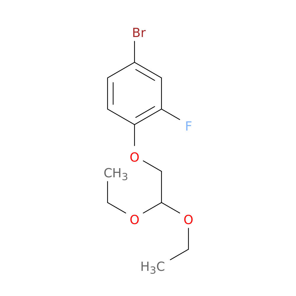 4-Bromo-1-(2,2-diethoxyethoxy)-2-fluorobenzene