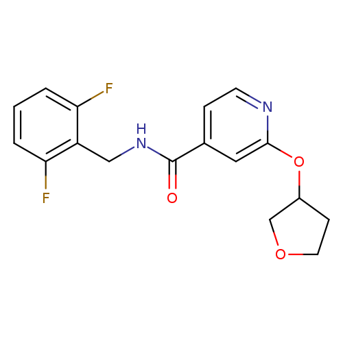 N-[(2,6-difluorophenyl)methyl]-2-(oxolan-3-yloxy)pyridine-4-carboxamide