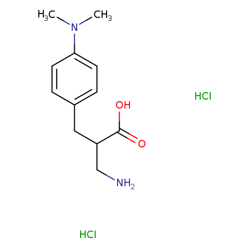 3-Amino-2-([4-(dimethylamino)phenyl]methyl)propanoic acid dihydrochloride