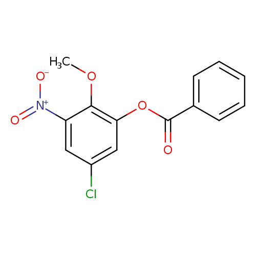 5-chloro-2-methoxy-3-nitrophenyl benzoate