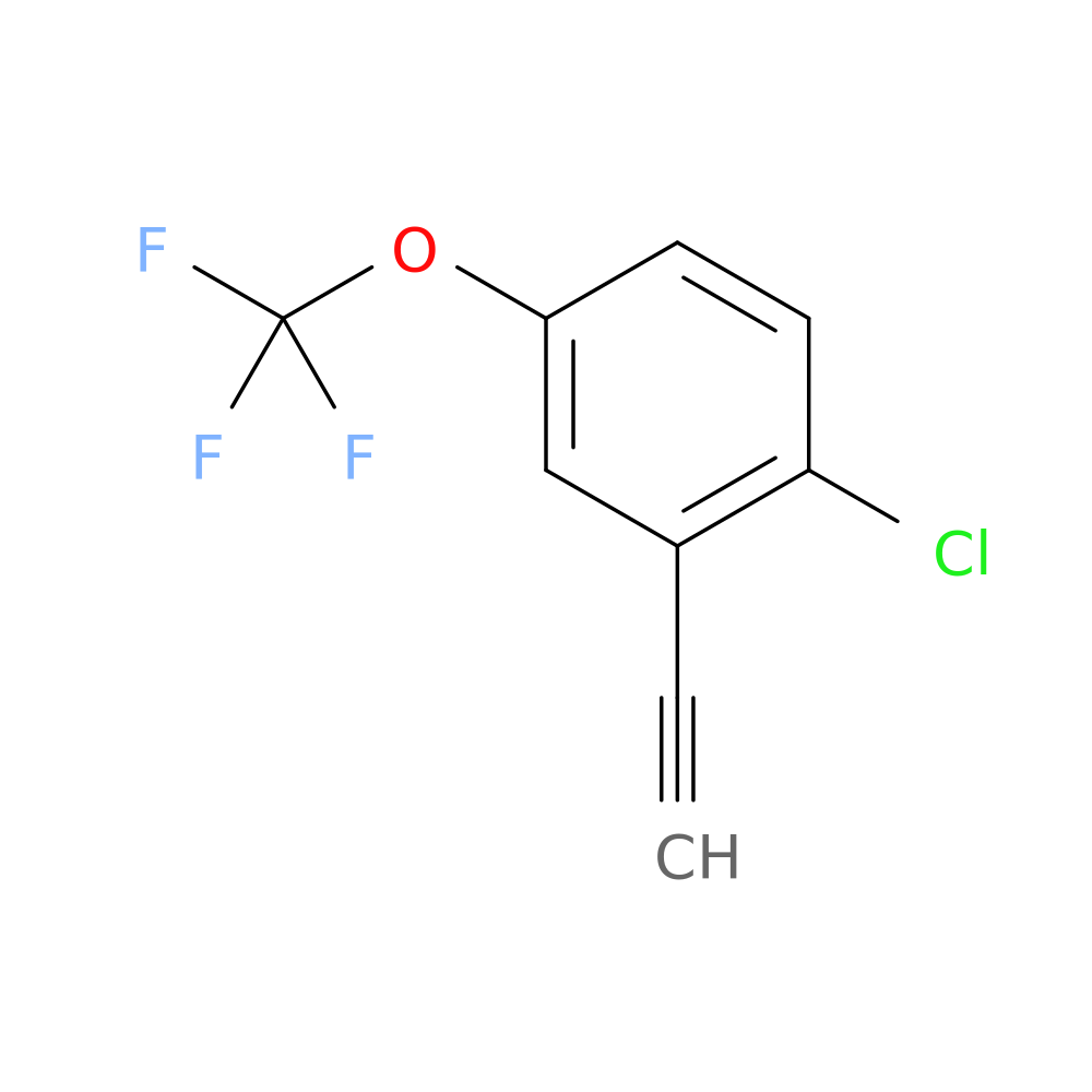 1-chloro-2-ethynyl-4-(trifluoromethoxy)benzene