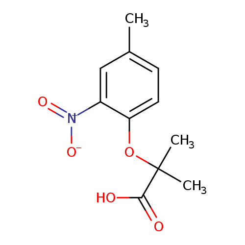 2-Methyl-2-(4-methyl-2-nitrophenoxy)propanoic acid
